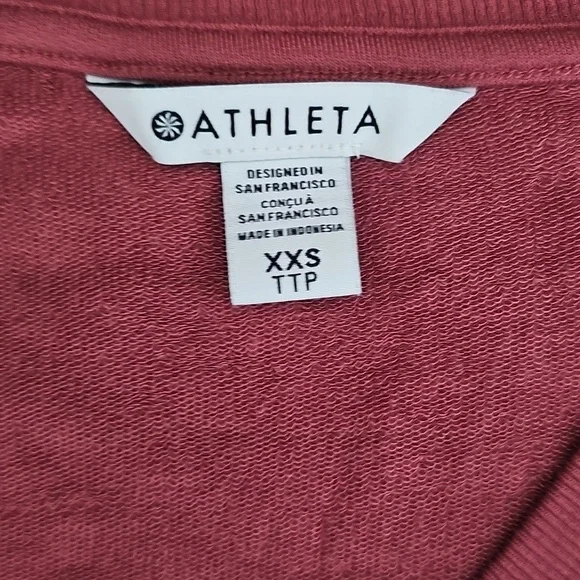 Athleta Women's Long Sleeve V-Neck Top - Rose - Picture 2 of 4